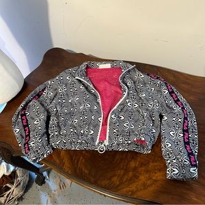 Fila cropped marble jacket